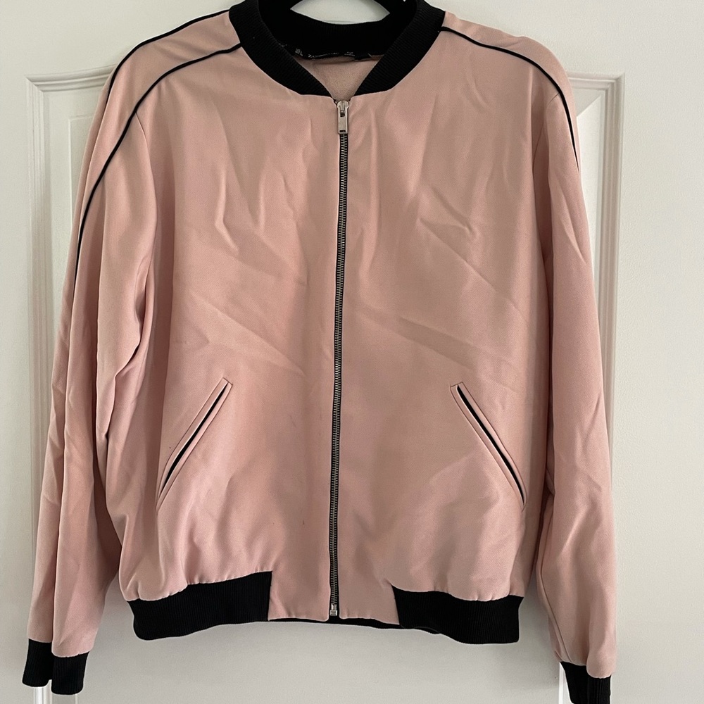 Zara jacket and pants set.